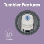 Tumbler - Grey/Purple (Bunny Hop) - 24oz