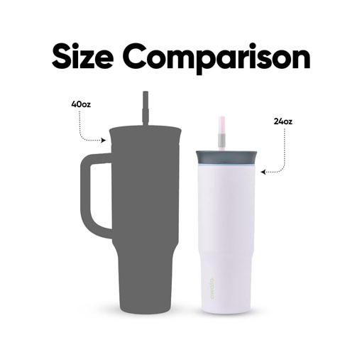 Tumbler - Grey/Purple (Bunny Hop) - 24oz