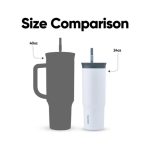 Tumbler - Grey/Blue(The Great Blue) - 24oz